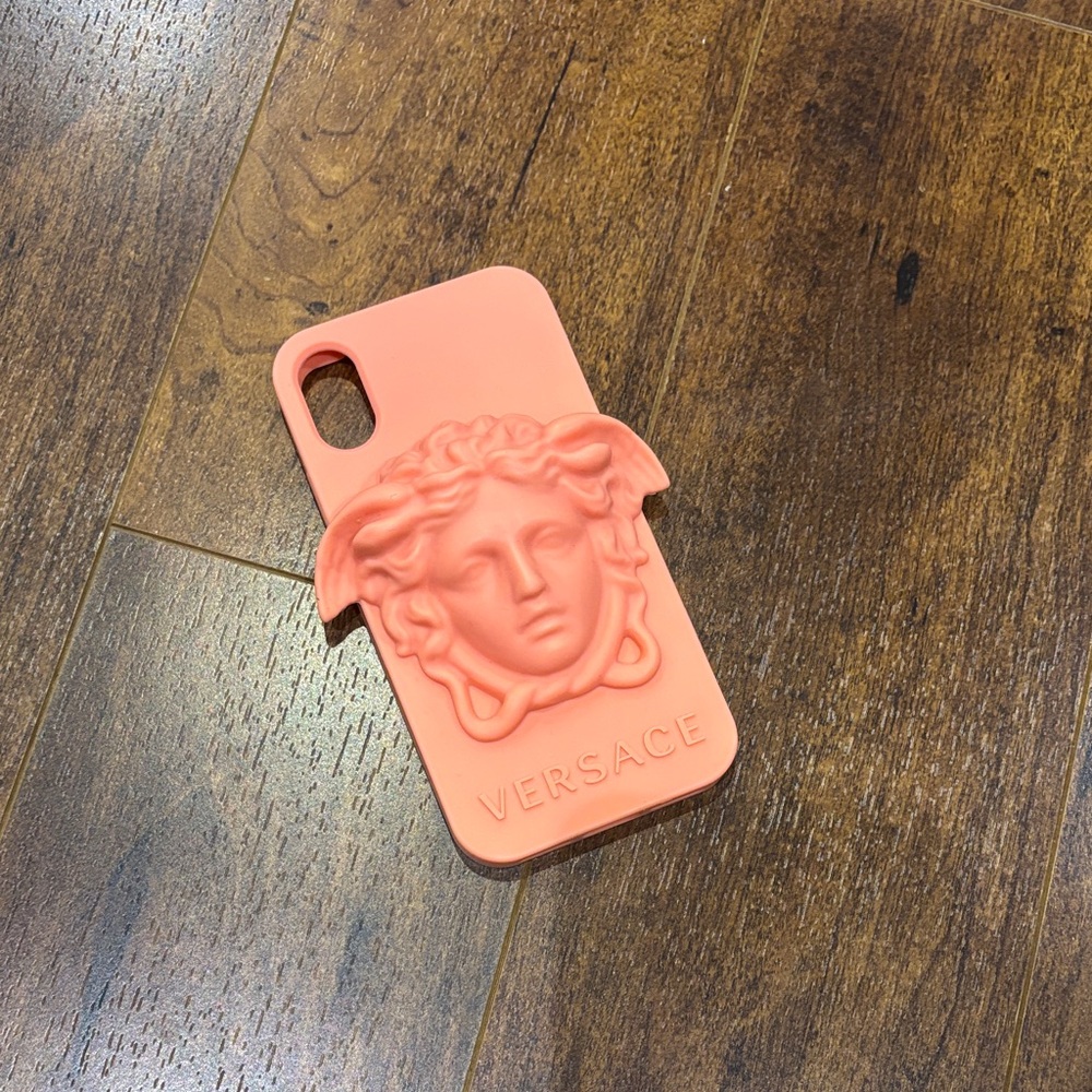 Versace Peach Medusa Phone Case